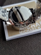 Michael Kors Jet Set Two-tone Stainless Steel Mother of pearl Dial Chronograph Quartz Watch for Ladies - MK-5057
