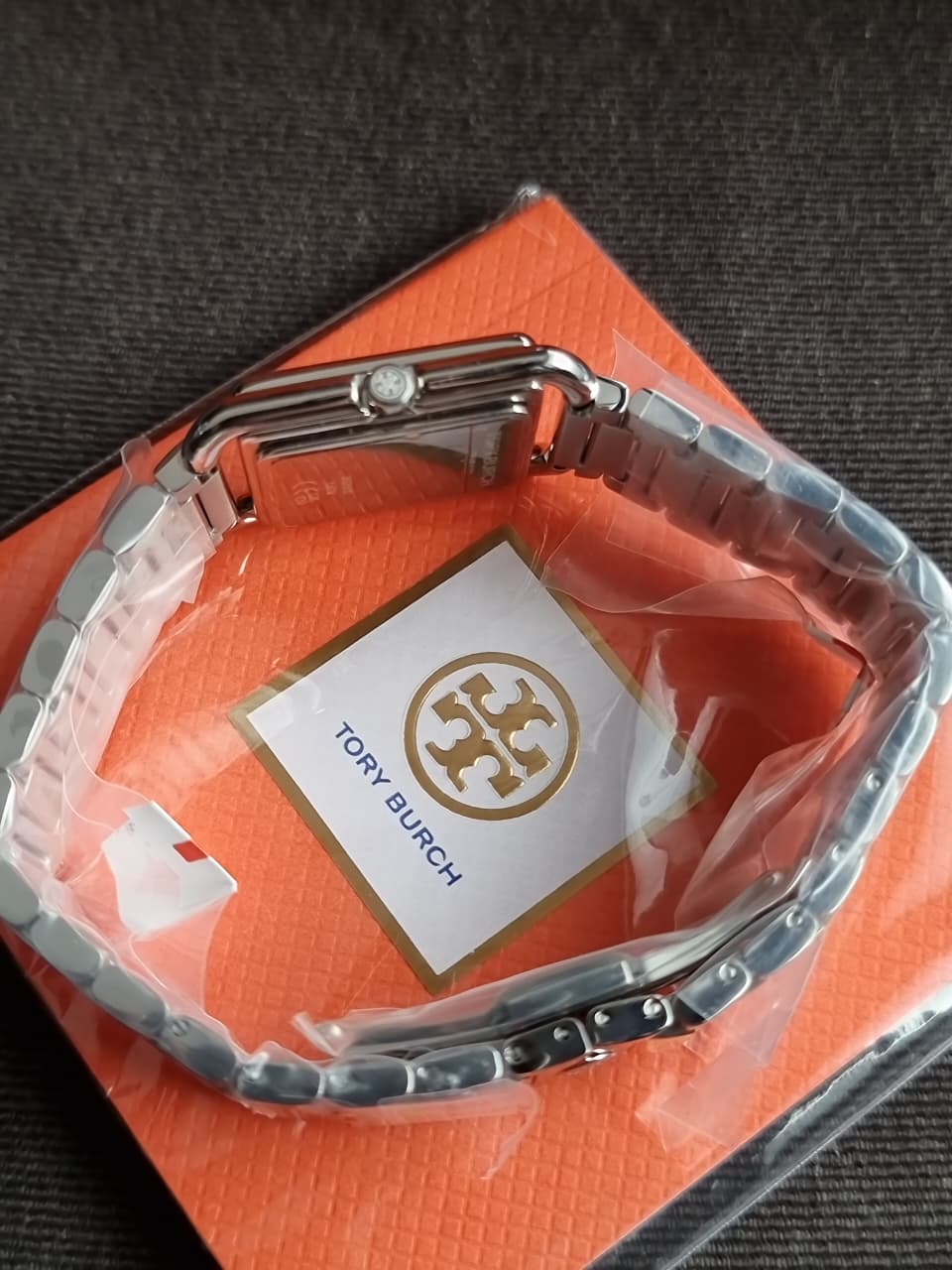 TORY BURCH The Kira Square Two Tone Ladies Watch MPN: TBW6021