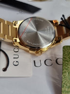 Gucci Women'S Silver Dial Stainless Steel Band Watch - Ya126576,