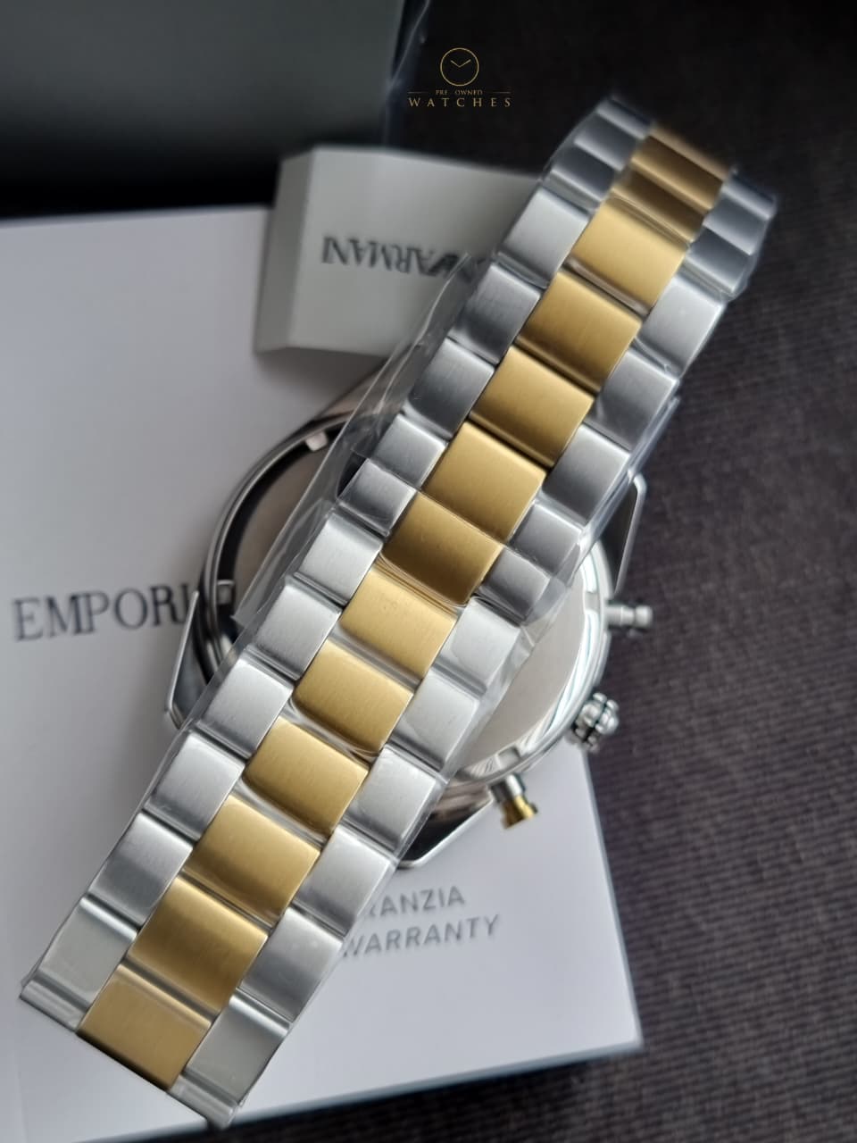 Emporio Armani Men's Chronograph Watch with Stainless Steel AR11678