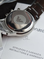 EMPORIO ARMANI Renato Chronograph Quartz Black Dial Men's Watch AR11165