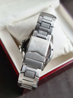 Cat Gents Watch Silver Casing BLack Dial 40mm Quartz Watch