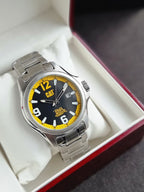Cat Gents Watch Silver Casing BLack Dial 40mm Quartz Watch