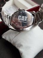 Cat Gents Watch Silver And Black Dial 40mm Dial Quartz Watch