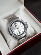 Cat Gents Watch Silver And Black Dial 40mm Dial Quartz Watch
