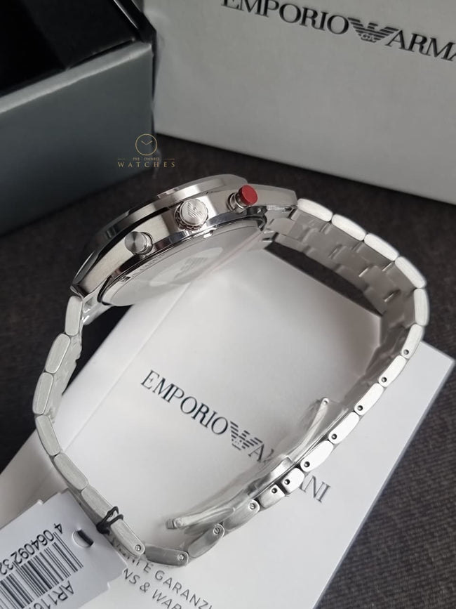 Emporio Armani Racer Chronograph Blue Dial Quartz Men's Watch AR11676 Main Image