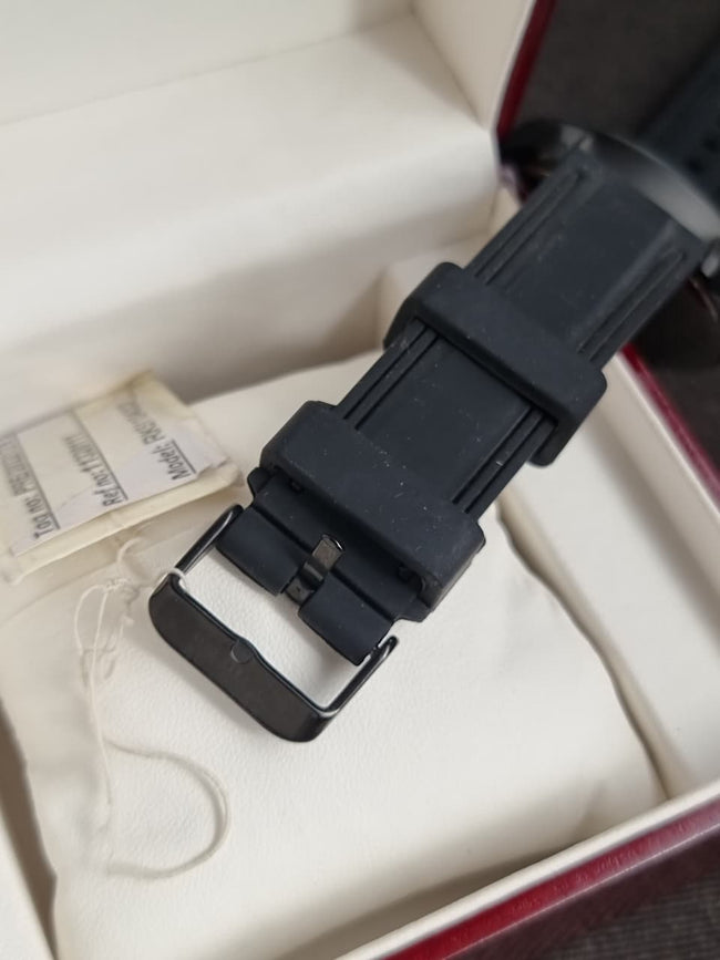 Kenneth Cole Black Rubber Strap Green Dial Gents Watch RK51104003 Main Image