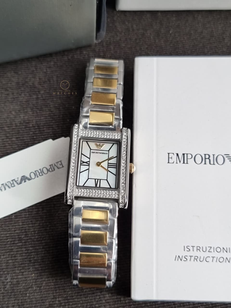 Emporio Armani Analog Multicolor Dial Women's Brass Watch-AR11642