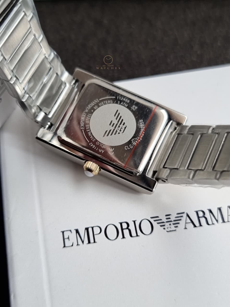 Emporio Armani Analog Multicolor Dial Women's Brass Watch-AR11642