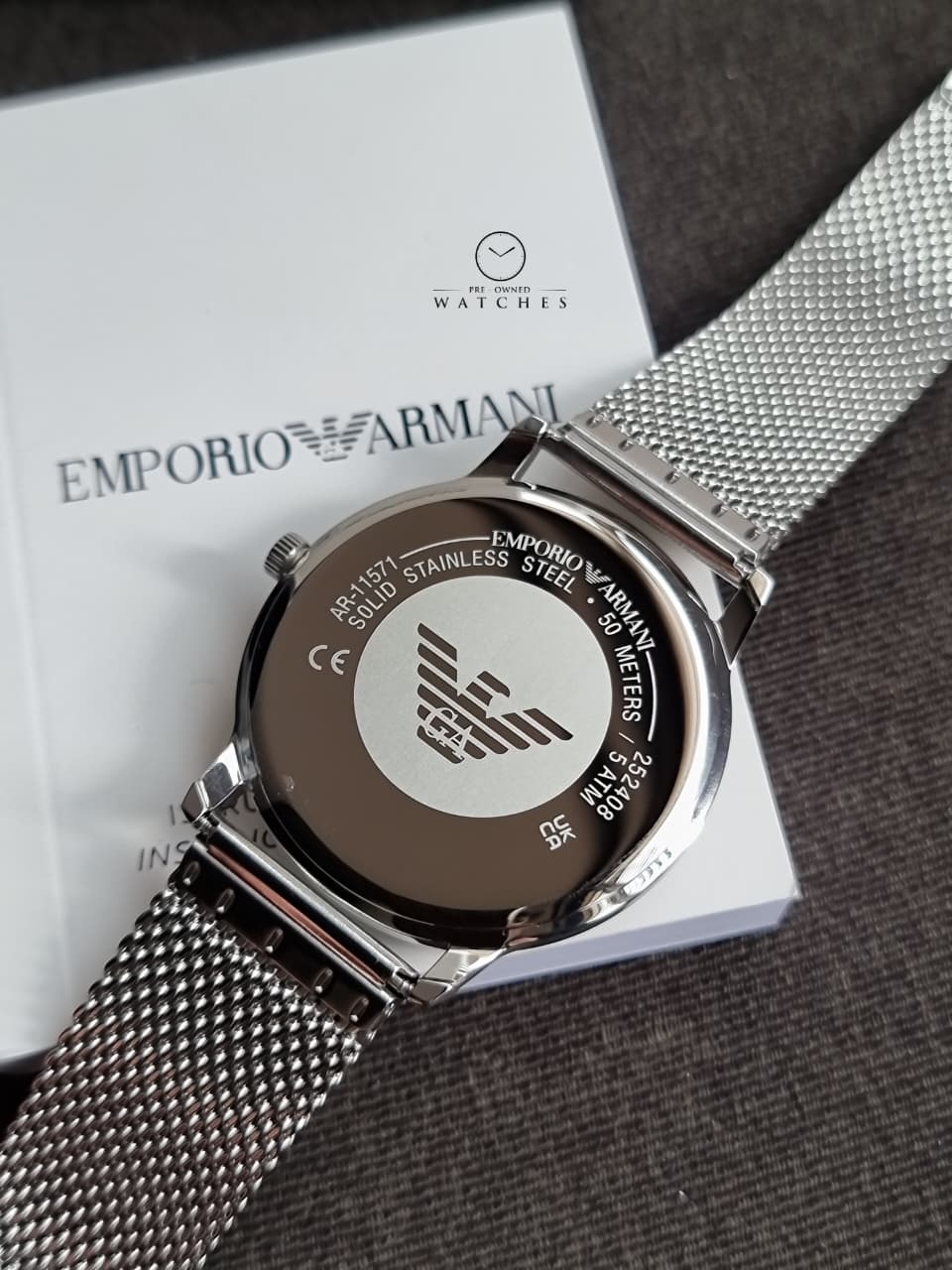 EMPORIO ARMANI Quartz Blue Dial Men's Watch Item No. AR11571