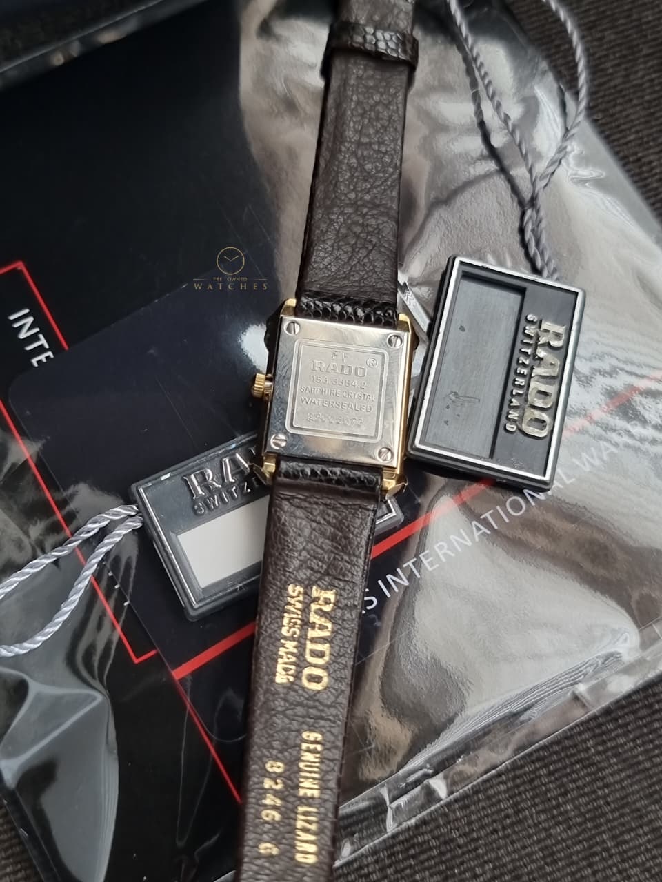 Rado Florence Ladies Watch Golden Casing Golden Dial Quartz Watch