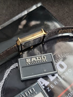 Rado Florence Ladies Watch Golden Casing Golden Dial Quartz Watch