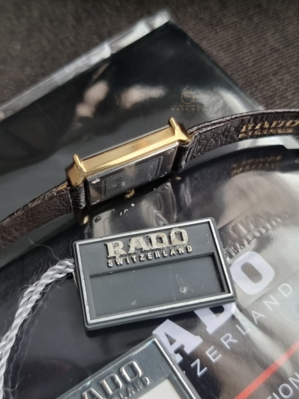 Rado Florence Ladies Watch Golden Casing Golden Dial Quartz Watch