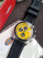 Fossil Men's Sport Tourer Quartz Stainless Steel Chronograph Watch fs6044