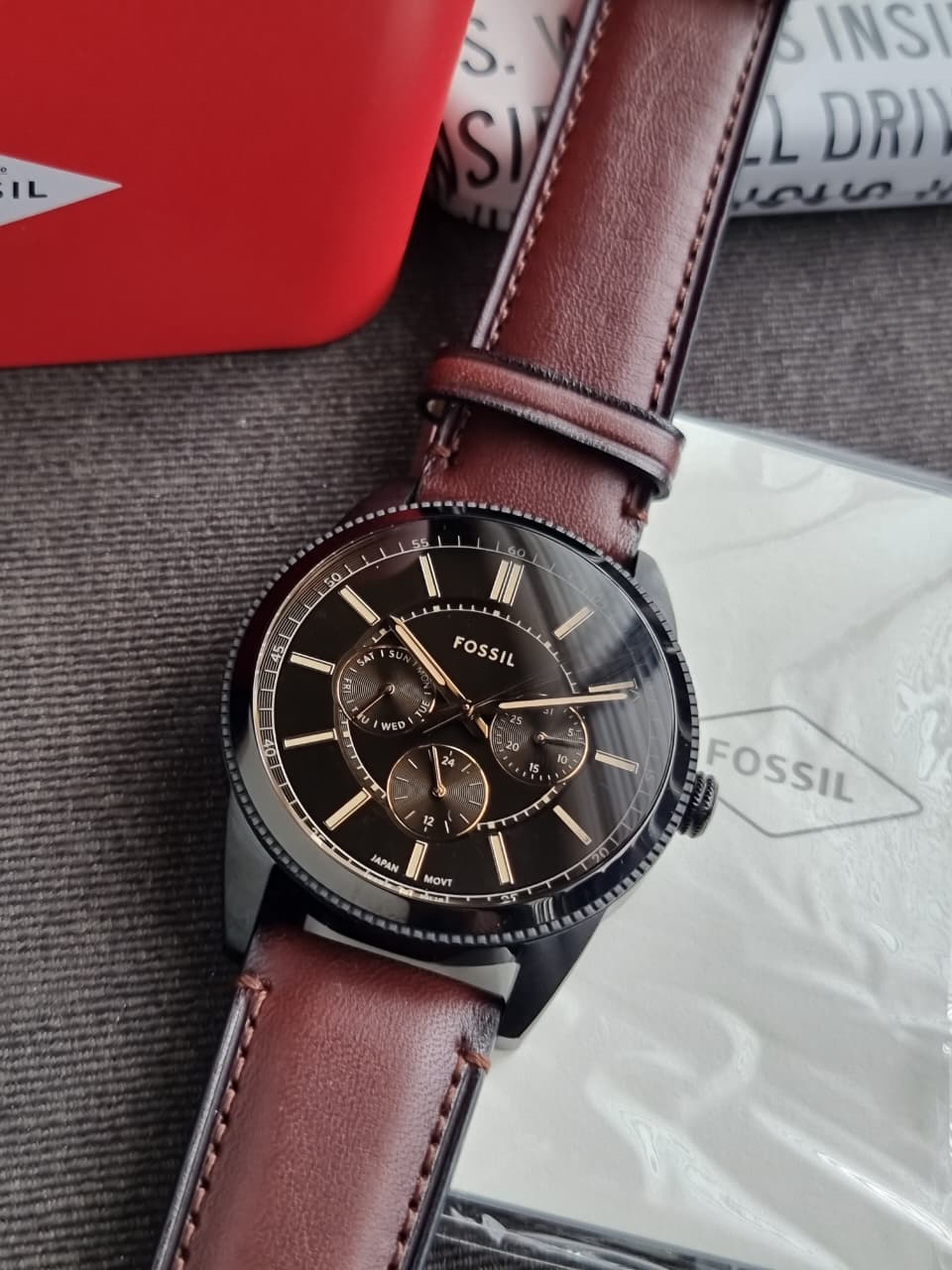 FOSSIL Pearson Multifunction Quartz Black Dial Men's Watch Item No. FS6138