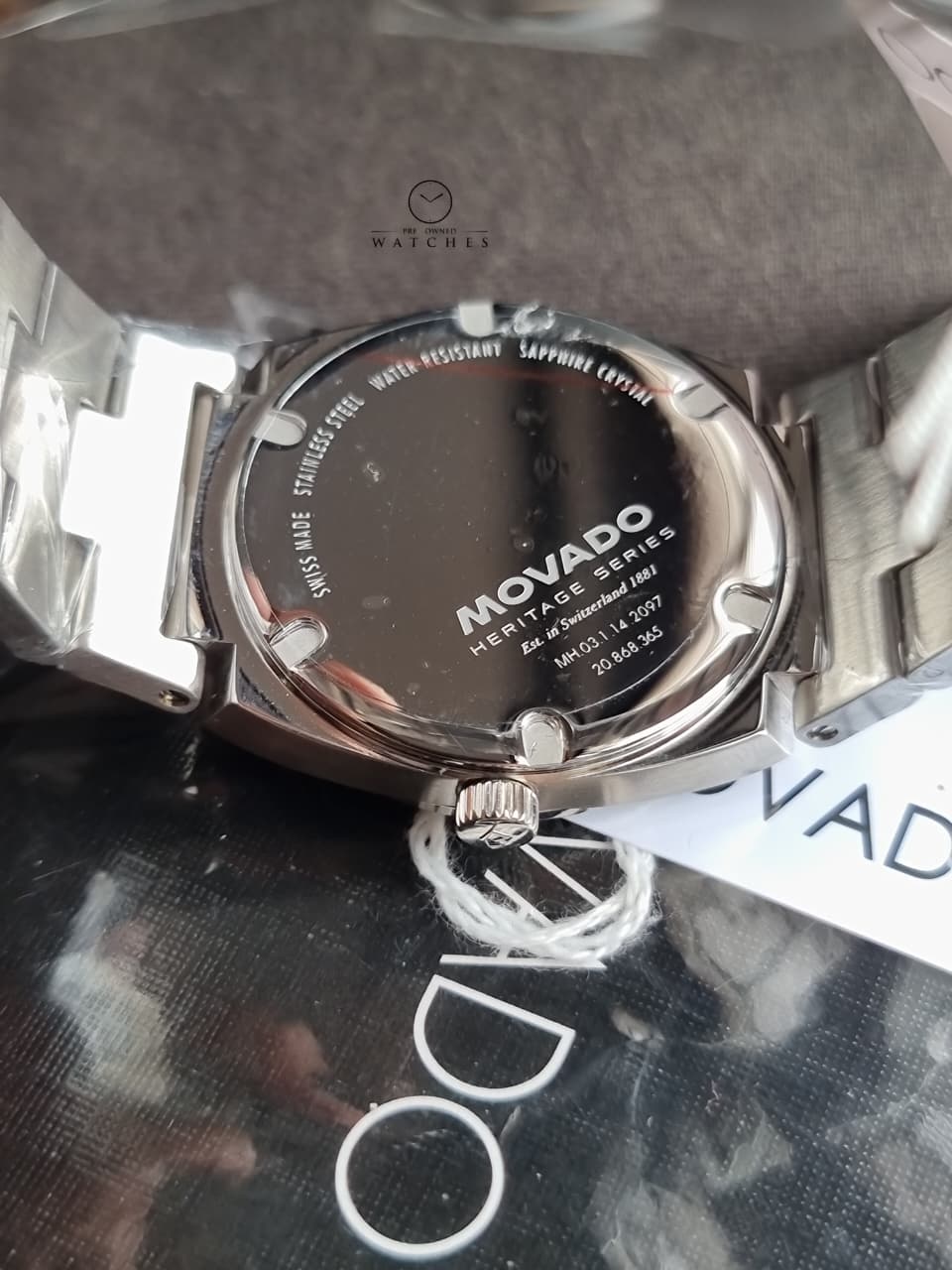 Movado Heritage Ondoplan Men's Luxury Quartz Watch - Swiss Movement 3650215