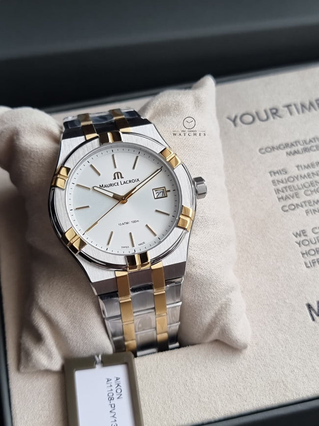 Maurice Lacroix AIKON QUARTZ 40MM DUOTONE AI1108-PVY13-130-1 Hover Image