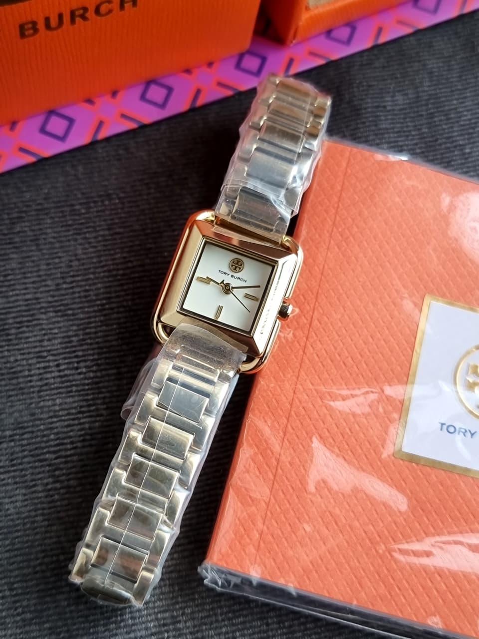 Tory Burch Women's Mini Kira Stainless Steel Bracelet Watch tbw6022