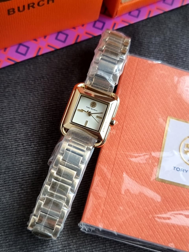 Tory Burch Women's Mini Kira Stainless Steel Bracelet Watch tbw6022 Hover Image