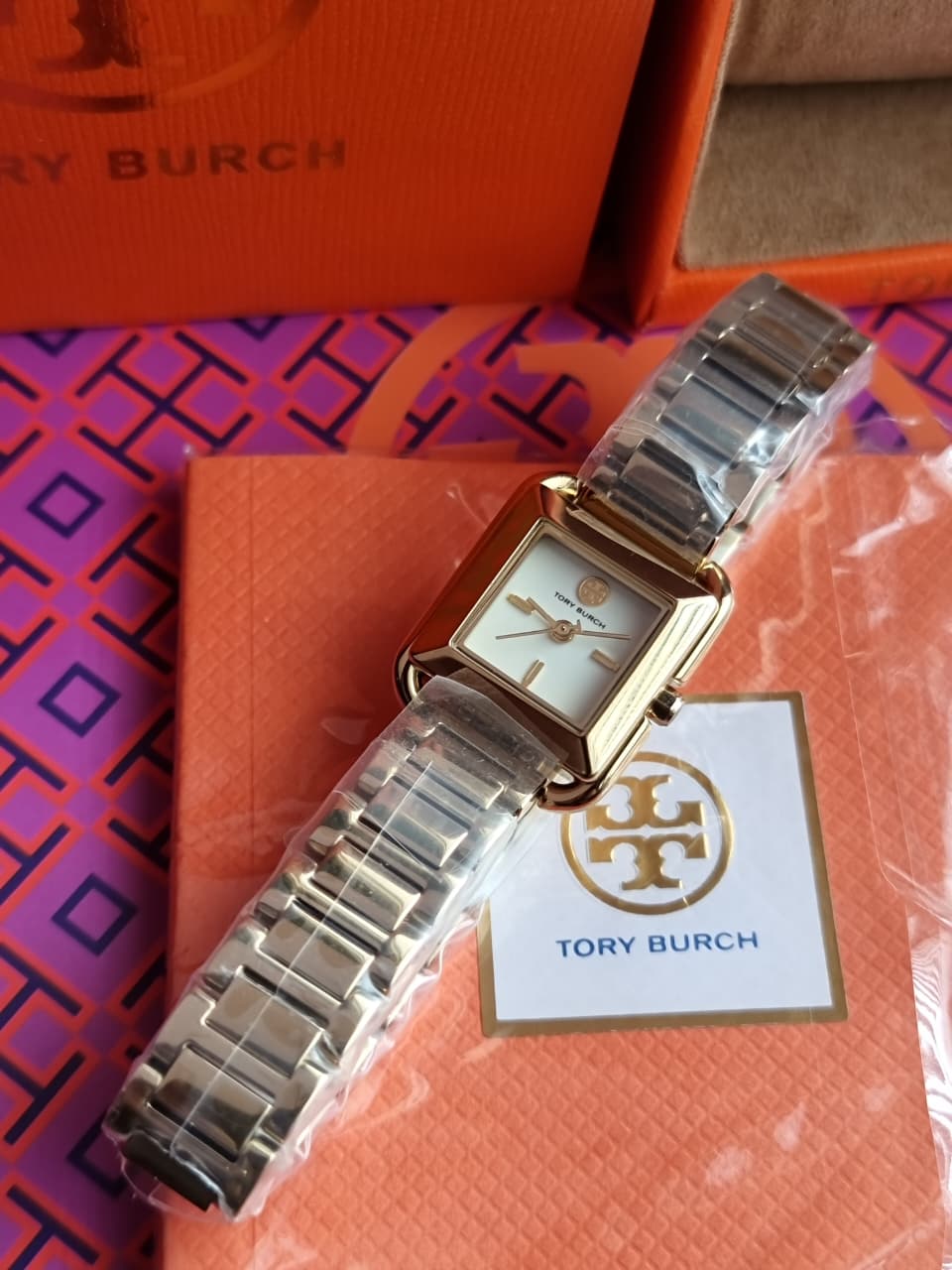Tory Burch Women's Mini Kira Stainless Steel Bracelet Watch tbw6022