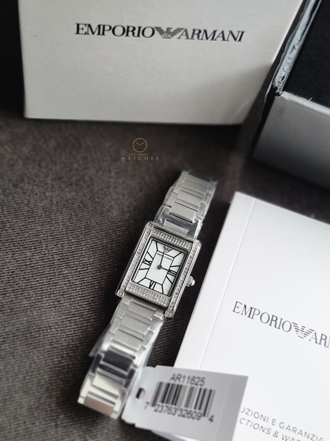 Emporio Armani Stainless Steel Analog Multicolor Dial Women's Watch-Ar11625 Hover Image