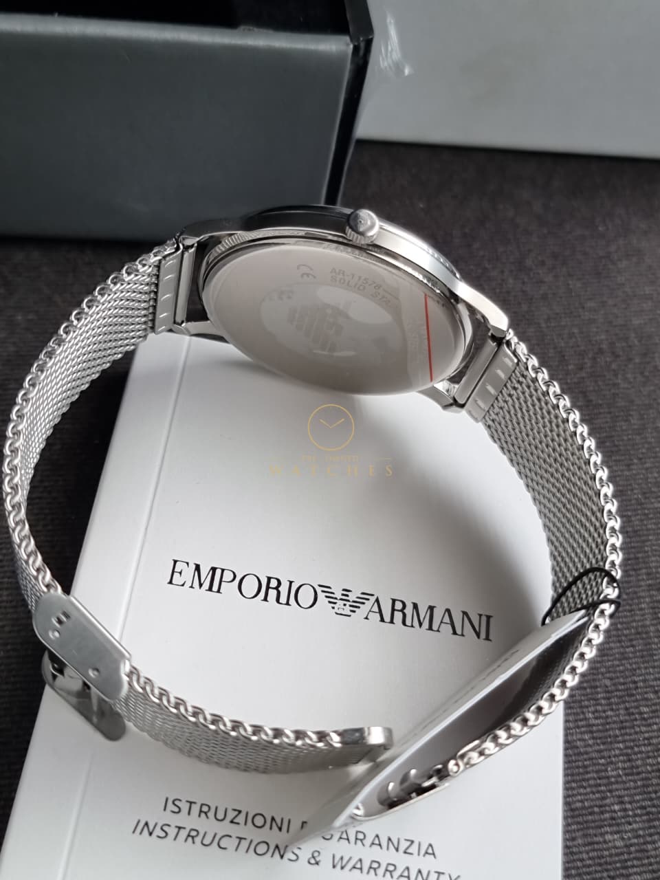 EMPORIO ARMANI Minimalist Quartz Green Dial Men's Watch Item No. AR11578