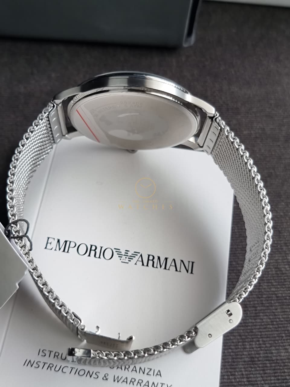 EMPORIO ARMANI Minimalist Quartz Green Dial Men's Watch Item No. AR11578