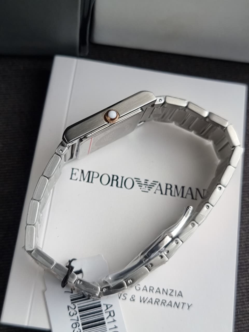 Emporio Armani Two-Hand Rectangular Women's Watch AR11626