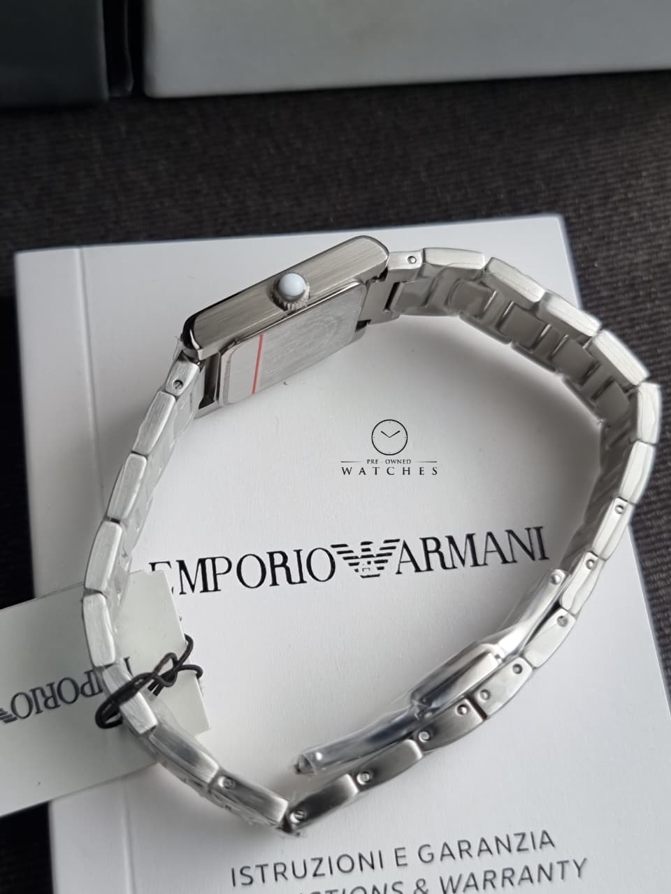 ARMANI Genni Quartz Crystal Mother of Pearl Dial Ladies Watch Item No. AR11662