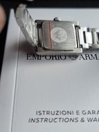 ARMANI Genni Quartz Crystal Mother of Pearl Dial Ladies Watch Item No. AR11662