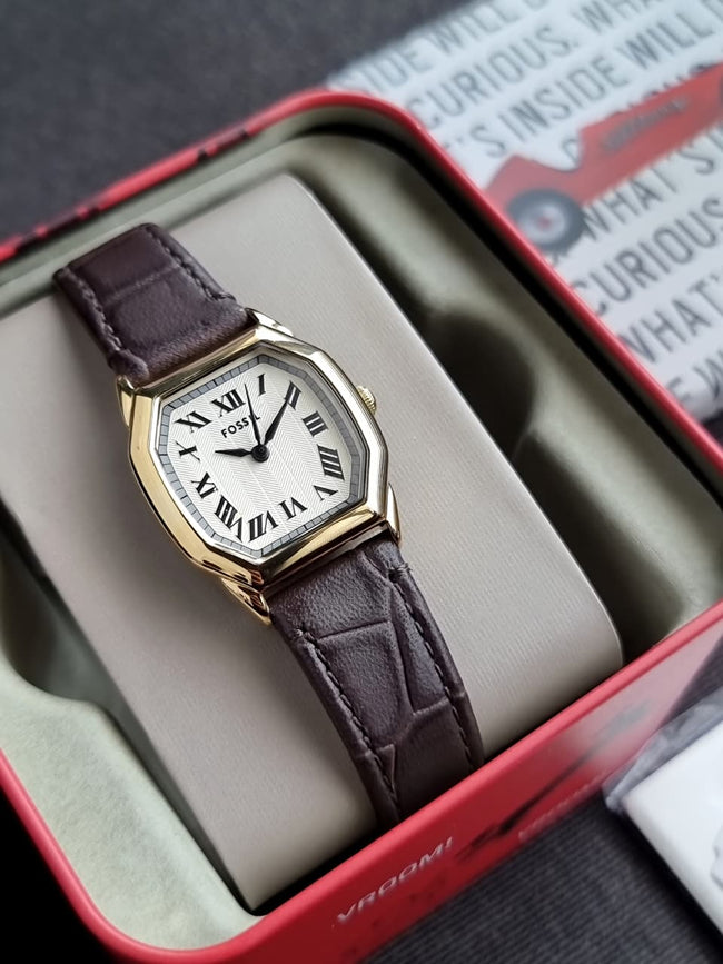 FOSSIL Harlow Quartz Cream Dial Ladies Watch Item No. ES5426 Hover Image