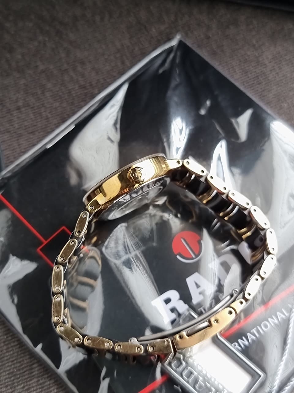RADO Centrix Automatic Diamond Black Dial Ladies Watch Item No. R30080762