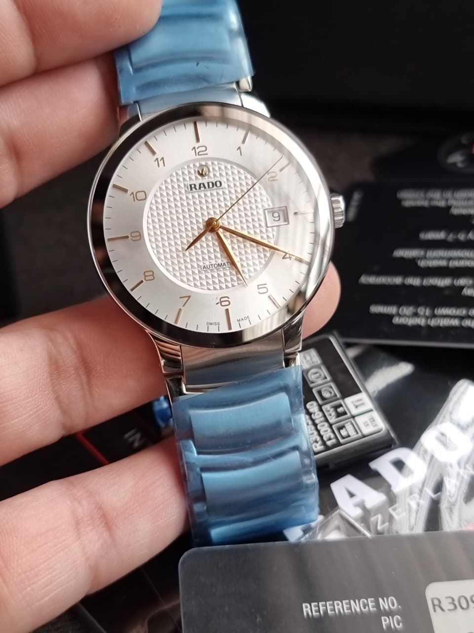 RADO Centrix L Silver Dial Automatic Men's Watch Item No. R30939143