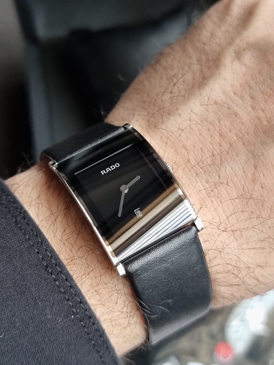 RADO Integral Quartz Black Dial Men's Watch Item No. R20861165