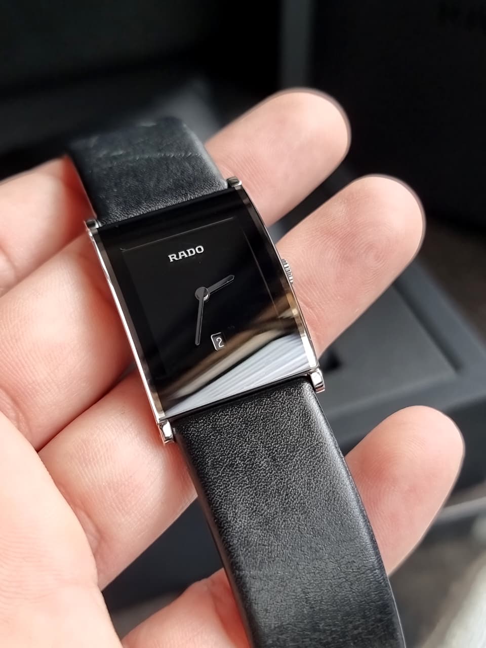 RADO Integral Quartz Black Dial Men's Watch Item No. R20861165