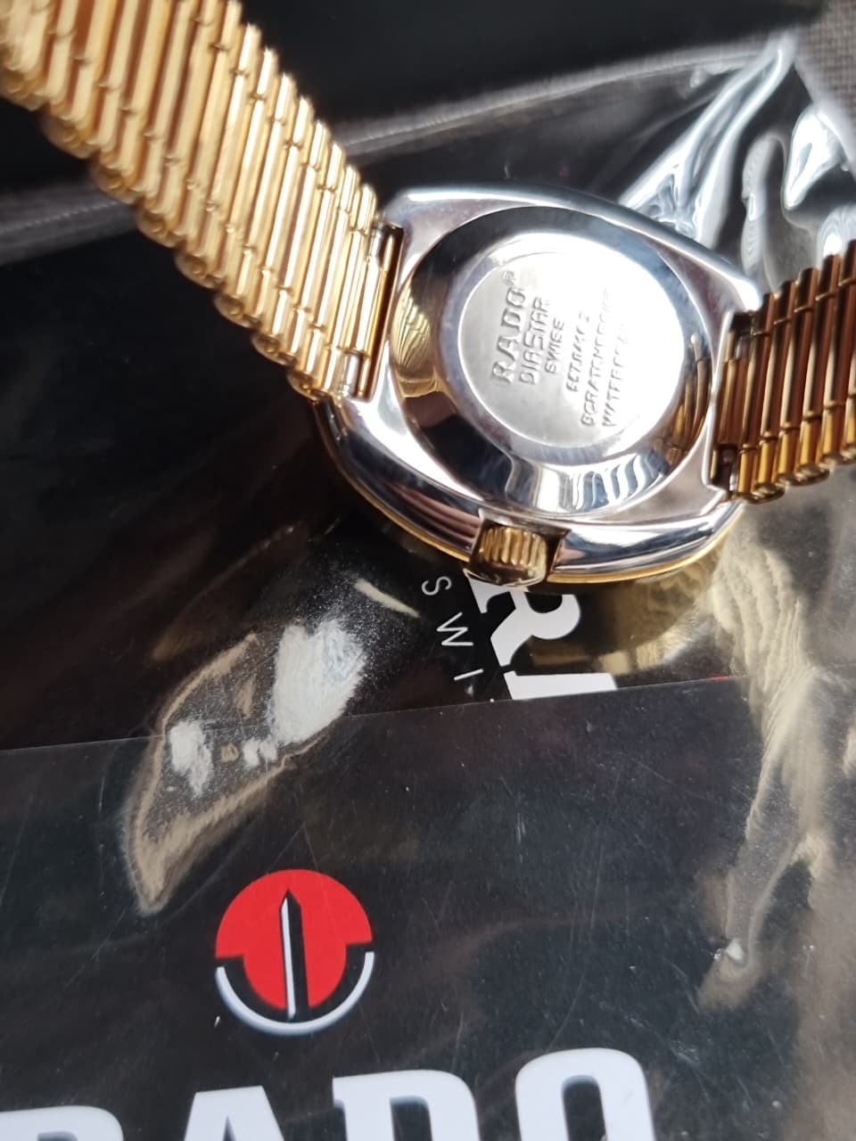Rado Diastar Ladies Watch Golden Casing Golden Chain Automatic Watch