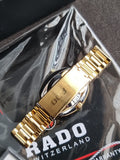 Rado Diastar Ladies Watch Golden Casing Golden Chain Automatic Watch
