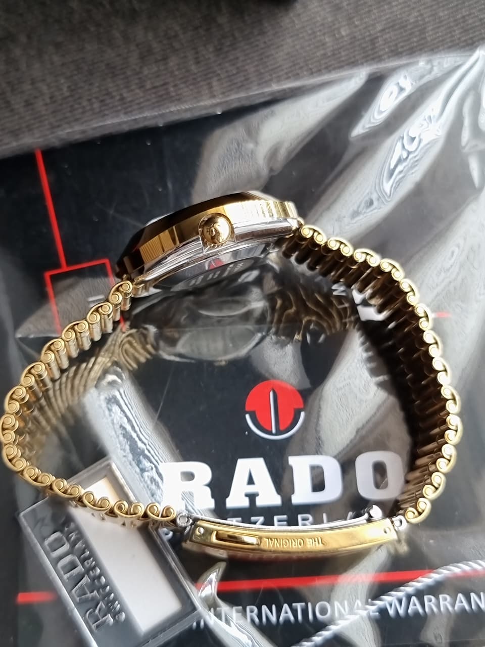 Rado Diastar Ladies Watch Golden Casing Golden Chain Automatic Watch