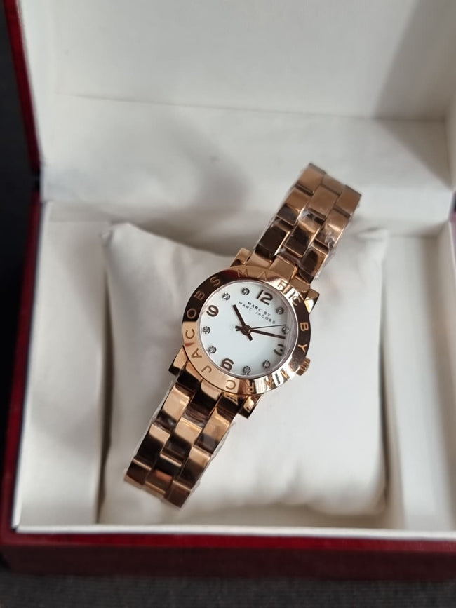 Marc by Marc Jacobs Women’s Quartz Stainless Steel White Dial 26mm Watch MBM3078 Hover Image