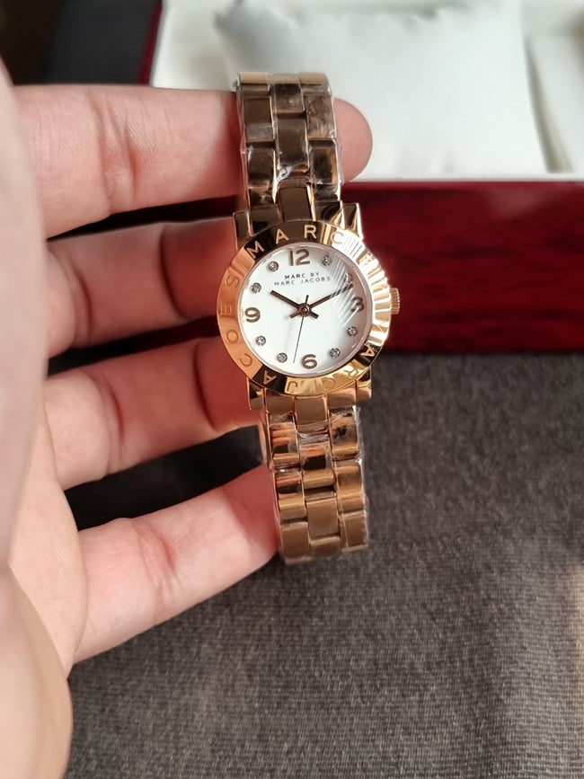 Marc by Marc Jacobs Women’s Quartz Stainless Steel White Dial 26mm Watch MBM3078 Main Image