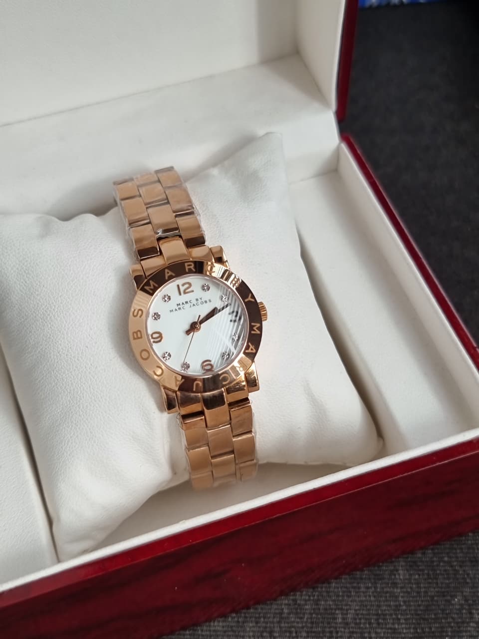 Marc by Marc Jacobs Women’s Quartz Stainless Steel White Dial 26mm Watch MBM3078