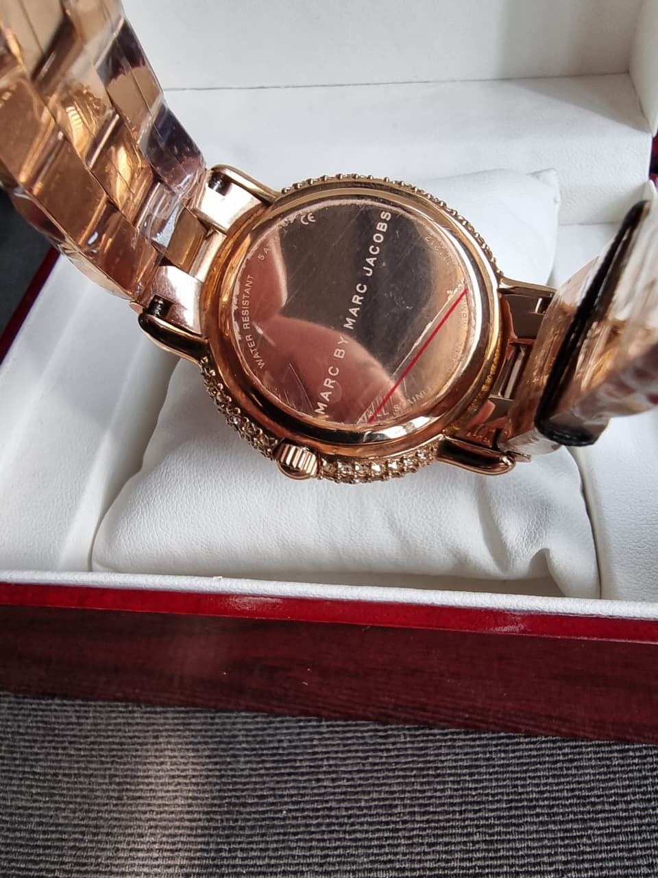 Marc Jacobs MBM3192 Ladies Marci Crystal Rose Gold Watch