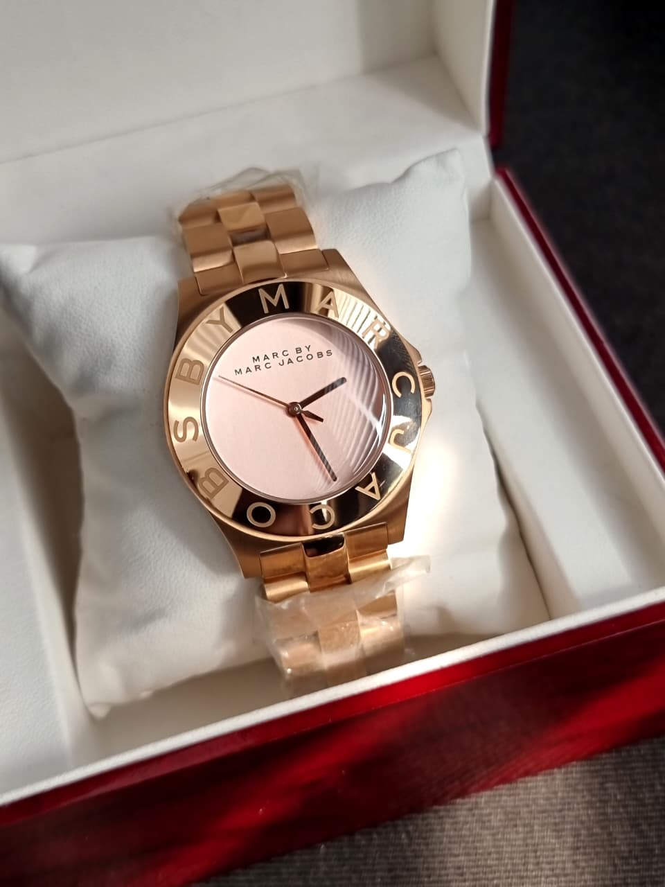 Marc by Marc Jacobs Women’s Quartz Stainless Steel Rose Gold Dial 36mm Watch MBM3127