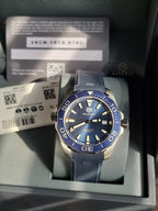 Tag Heuer Aquaracer Blue Rubber Blue Dial Quartz Watch for Gents - WAY111CFT6155