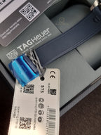 Tag Heuer Aquaracer Blue Rubber Blue Dial Quartz Watch for Gents - WAY111CFT6155
