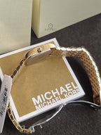 Michael Kors Emery Three-Hand Gold-Tone Stainless Steel Women's Watch (Model: MK4742)