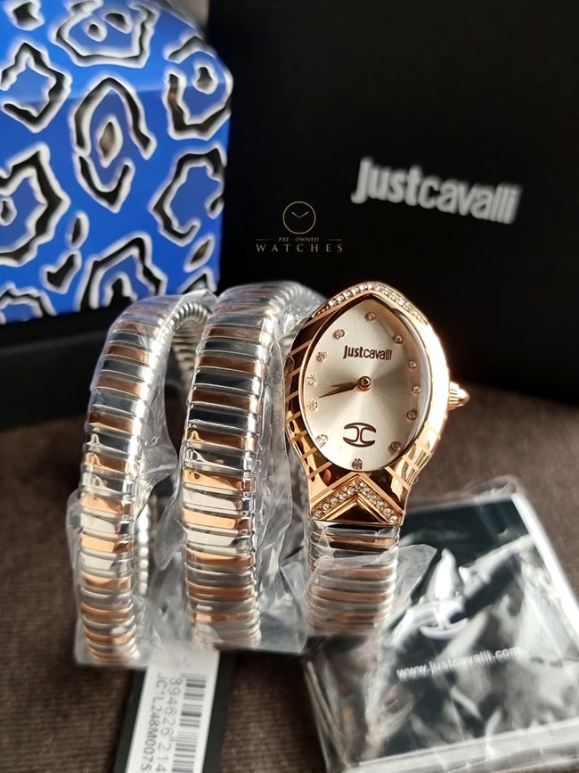 Just Cavalli Women Analog Quartz Watch with Stainless Steel Strap JC1L248M0075 Hover Image