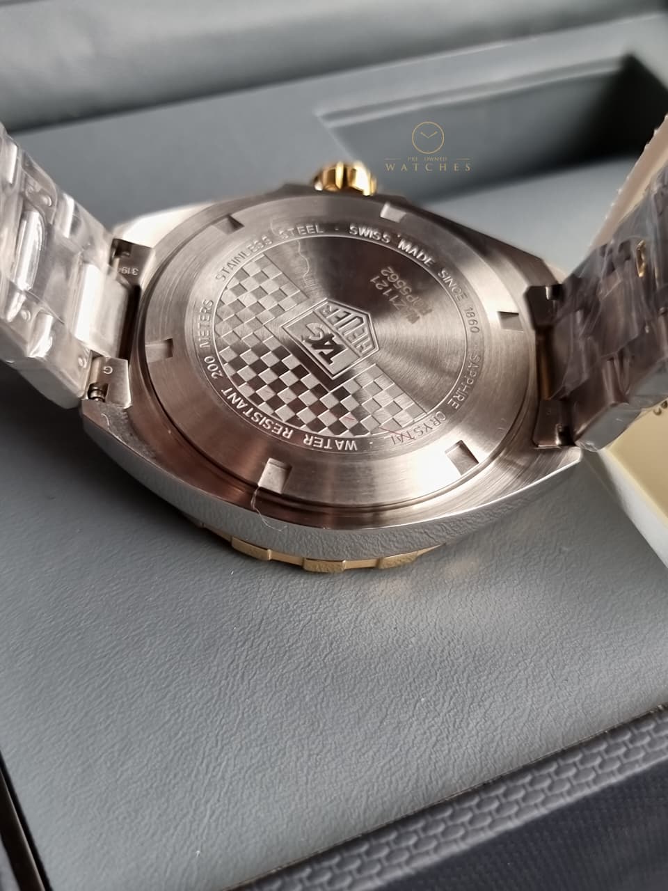 Tag Heuer Formula 1 Two-tone Stainless Steel Black Dial Quartz Watch for Gents - WAZ1121BB0879