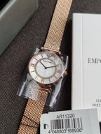 Emporio Armani Women’s Analog Stainless Steel Mother of Pearl Dial 32mm Watch AR11320