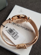 Emporio Armani Women’s Analog Stainless Steel Mother of Pearl Dial 32mm Watch AR11320